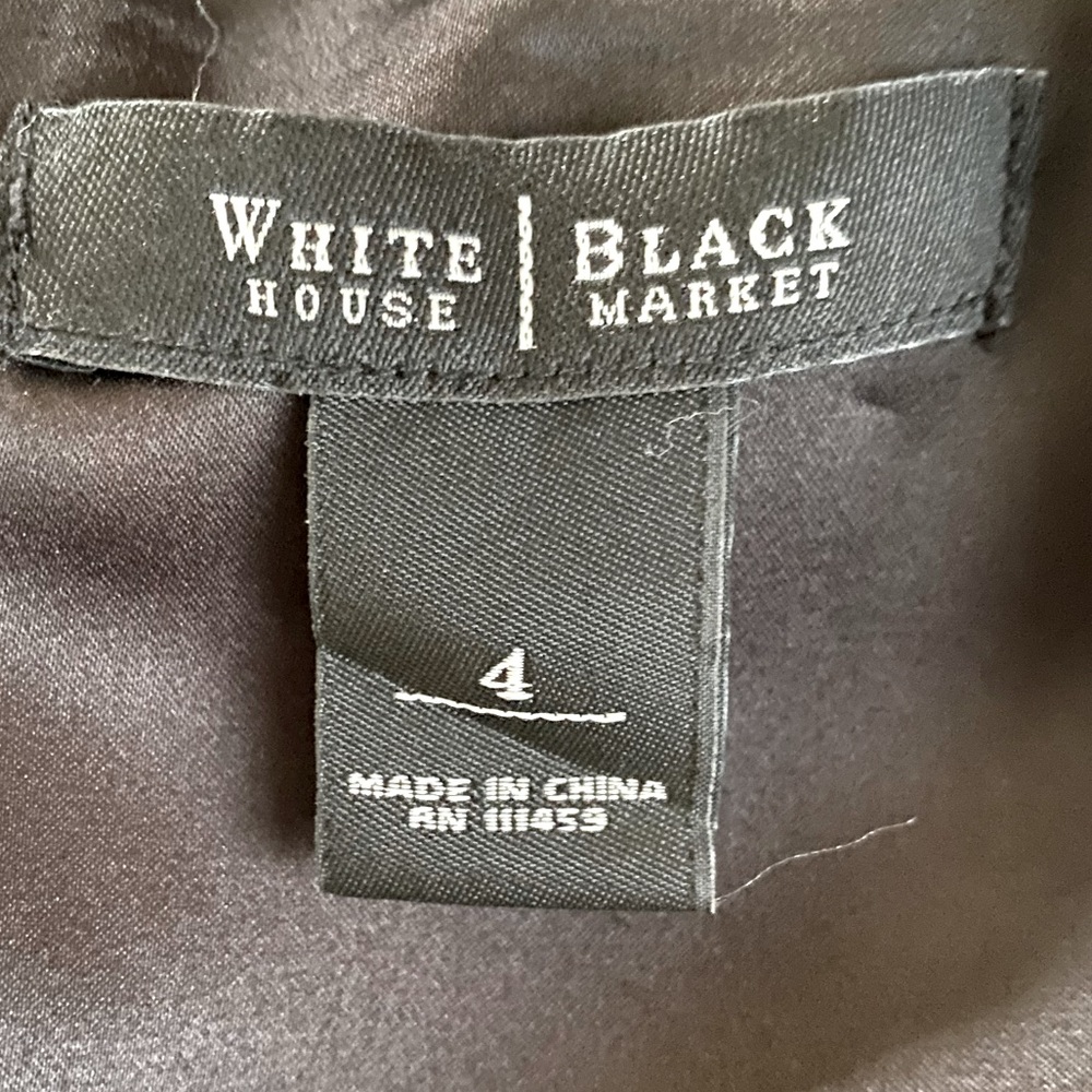 WHBM Classic Black Dress Size 4. - Picture 15 of 16